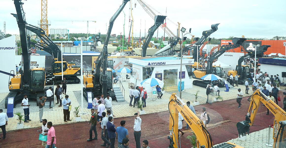 تجهیزات ساختمانی هیوندای هند در EXCON ۲۰۲۱-web2021